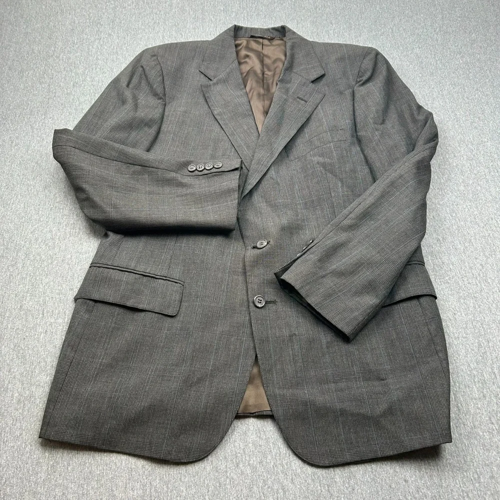Polo University Club Ralph Lauren Glen Check Blazer Mens 42? Sport Coat‎